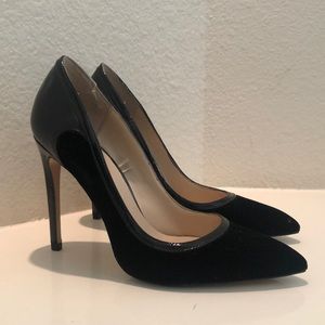 ZARA WOMAN SUEDE HEEL